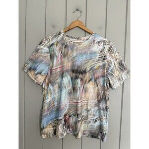 NWOT Kowtow Cityscape Tee T-Shirt L Large Short Sleeves Crew Neck Organic Cotton